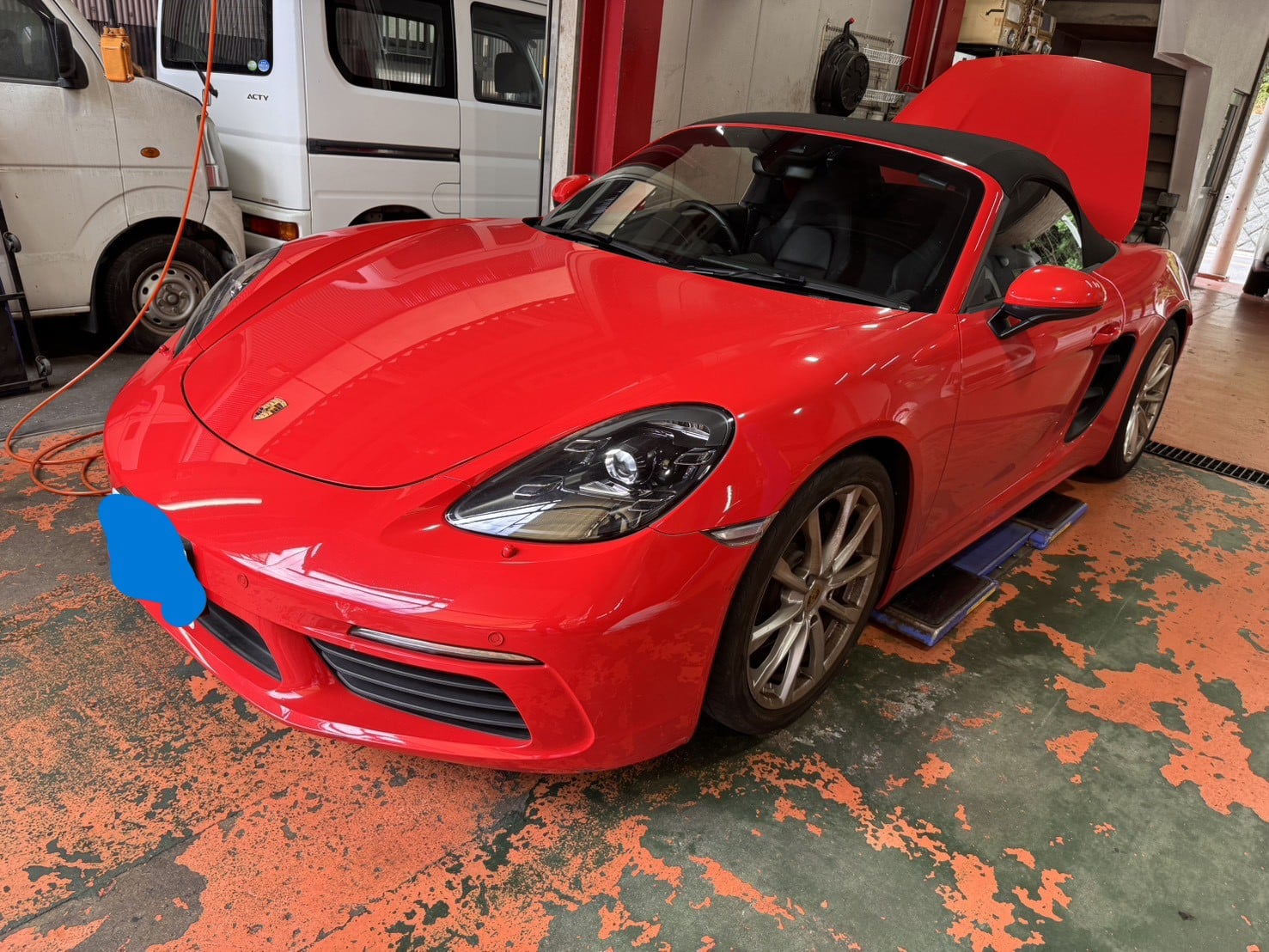 ポルシェ・718 ボクスターの車検整備