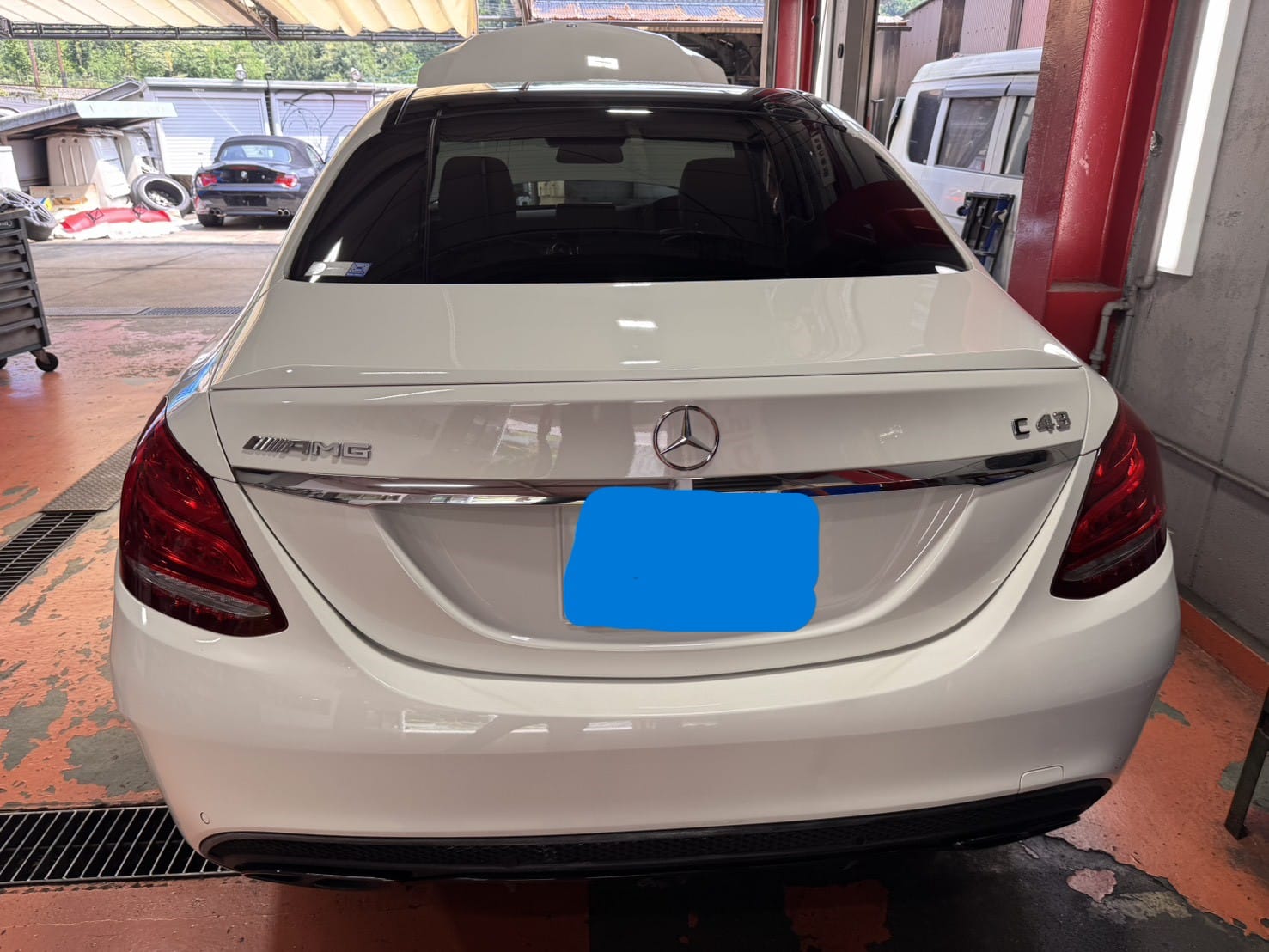 ﾒﾙｾﾃﾞｽ･ﾍﾞﾝﾂ C43の車検整備